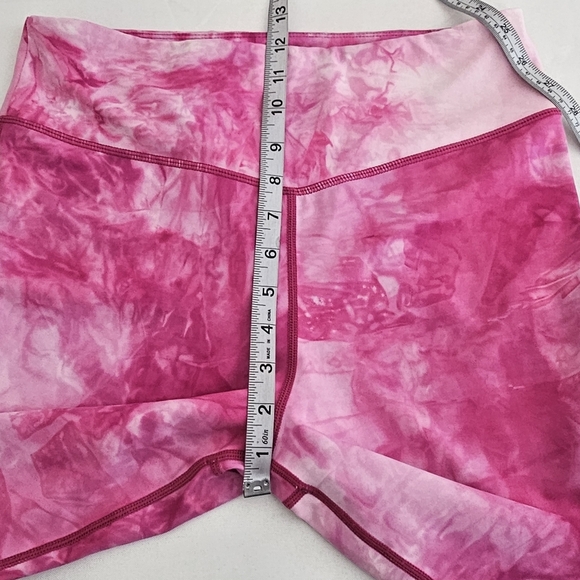 ZYIA Active Tie Dye Fuchsia Hendrix Mesh Light N Tight High Leggings Size 12 - Picture 9 of 14